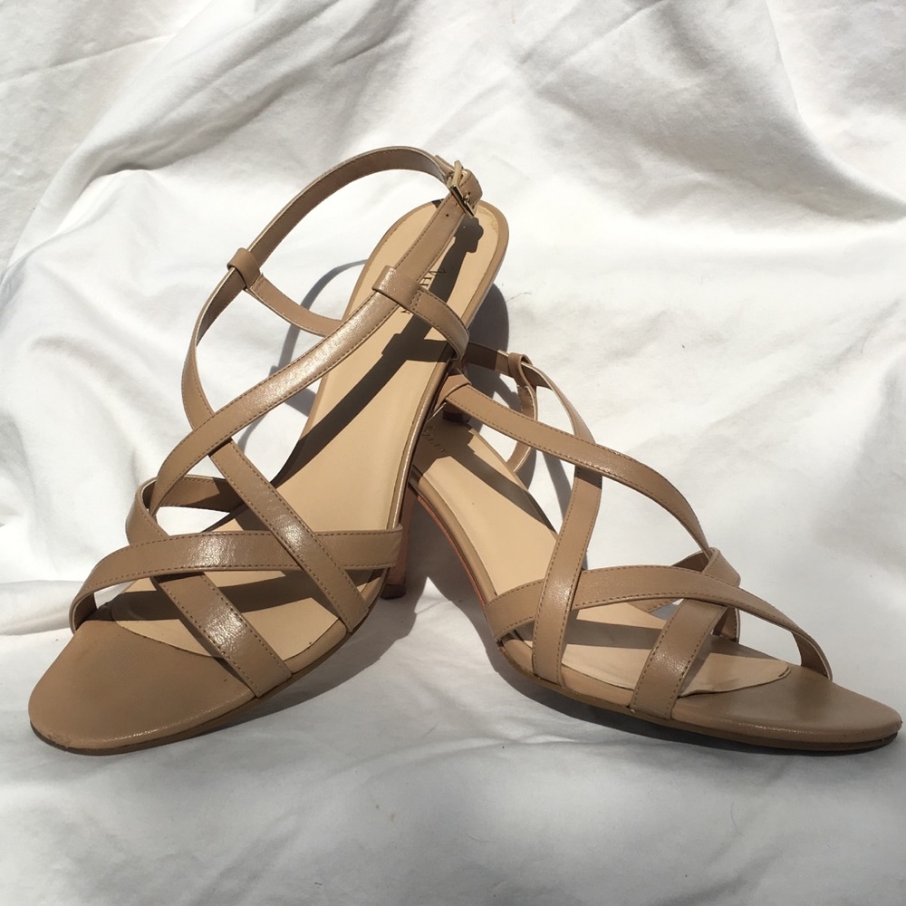 Cole Haan Nude Strappy High Heel Sandal 11